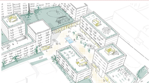 Slik kan Haugenstua senter se ut i fremtiden